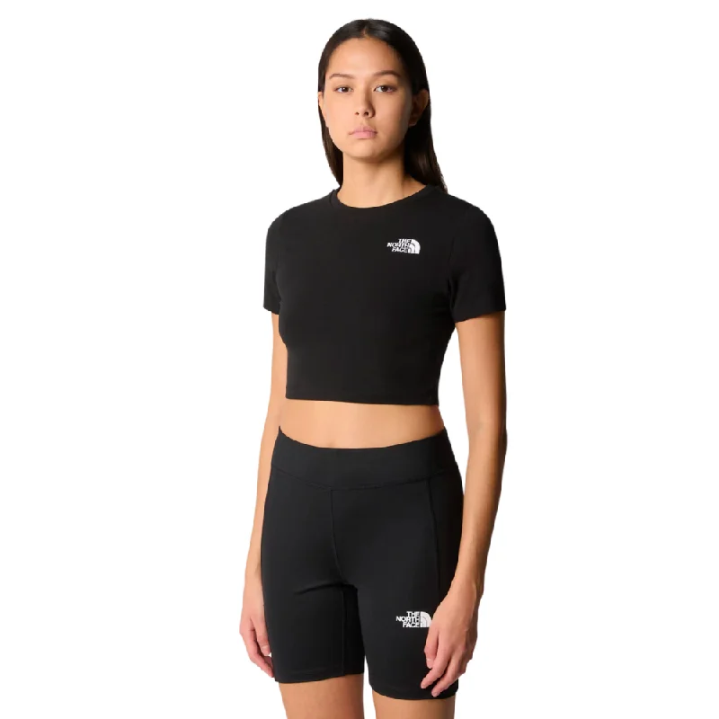 Womens Essential Cropped T-Shirt TNF Black