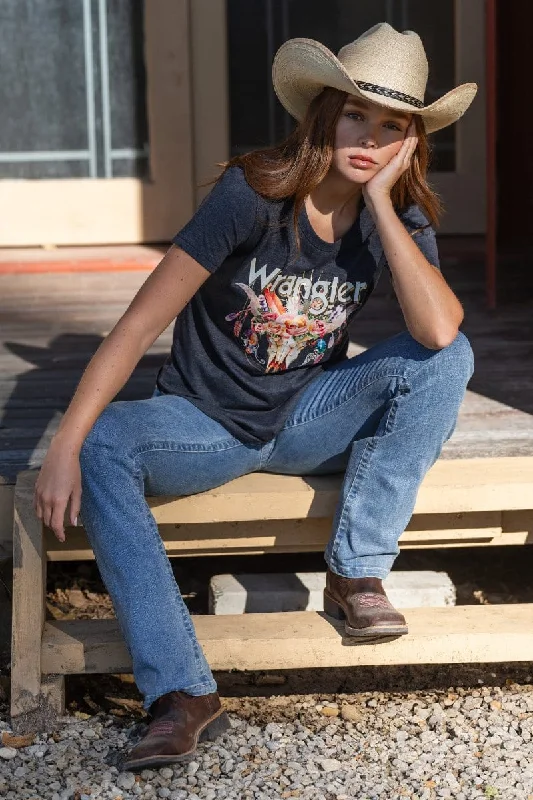 Wrangler Tee Womens Jayde Rayon Velvet Corduroy
