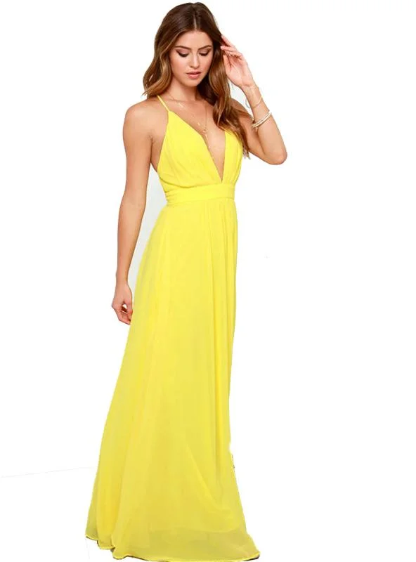 YELLOW WAIST STRAP MAXI DRESS SEXY SLIM BOHEMIAN BEACH Elegant Maxi Dress with Ruffles YELLOW WAIST STRAP MAXI DRESS SEXY SLIM BOHEMIAN BEACH Elegant Maxi Dress with Ruffles