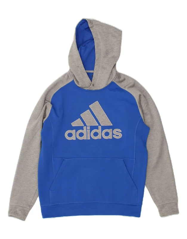 ADIDAS Mens Climawarm Graphic Hoodie Jumper Small Blue Colourblock Cotton Hoodie Fleece Lining Warmth ADIDAS Mens Climawarm Graphic Hoodie Jumper Small Blue Colourblock Cotton Hoodie Fleece Lining Warmth
