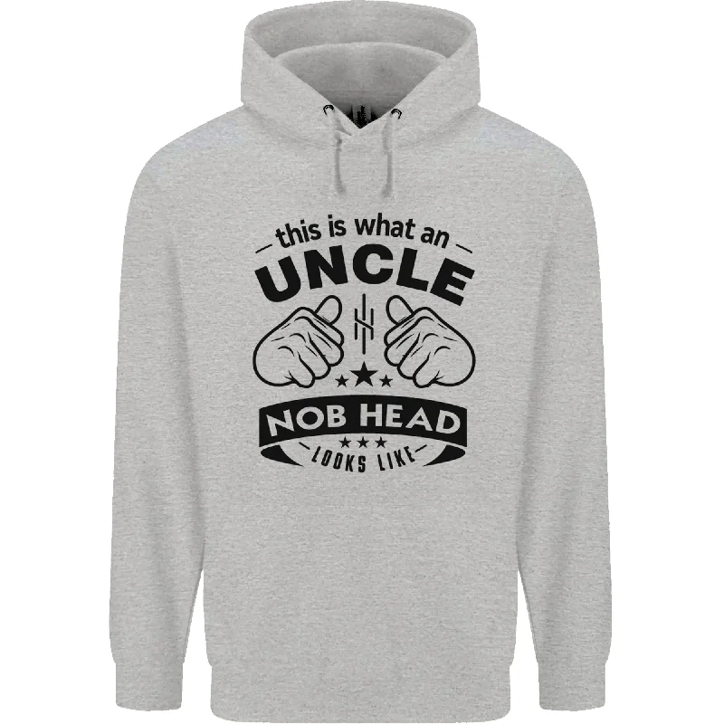 An Uncle Nob Head Looks Like Uncles Day Mens 80% Cotton Hoodie Hoodie with Rolled Sleeves Casual Relaxed An Uncle Nob Head Looks Like Uncles Day Mens 80% Cotton Hoodie Hoodie with Rolled Sleeves Casual Relaxed