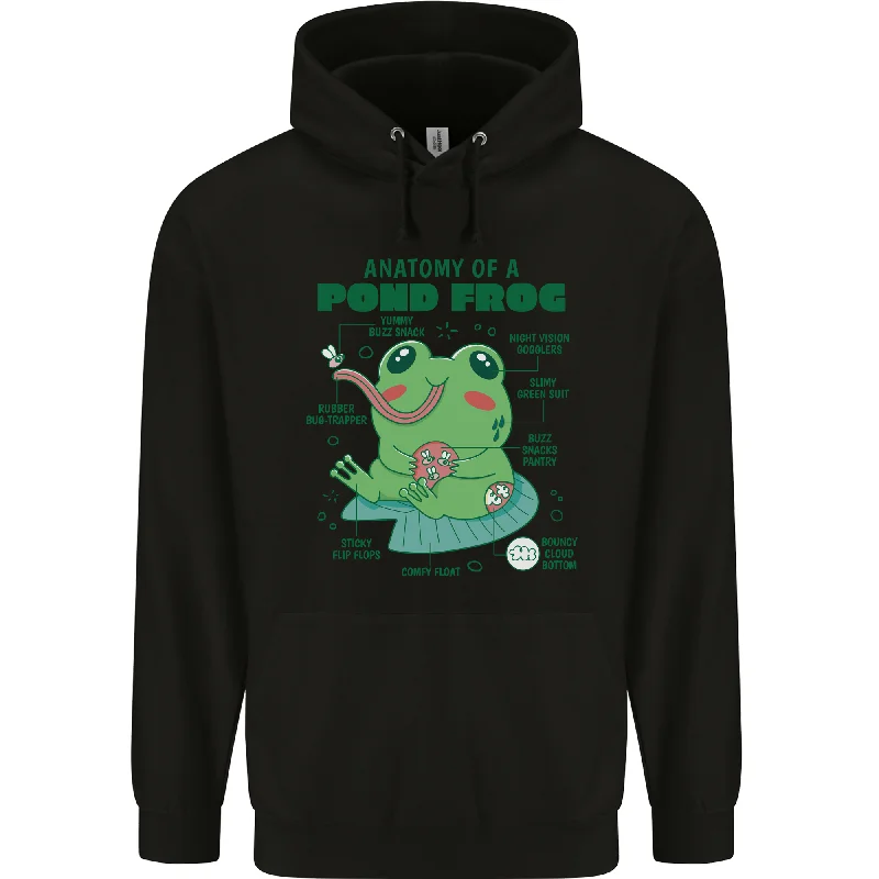 Anatomy of a Frog Funny Mens 80% Cotton Hoodie Hoodie with Hem Contrast Bold Stylish Anatomy of a Frog Funny Mens 80% Cotton Hoodie Hoodie with Hem Contrast Bold Stylish