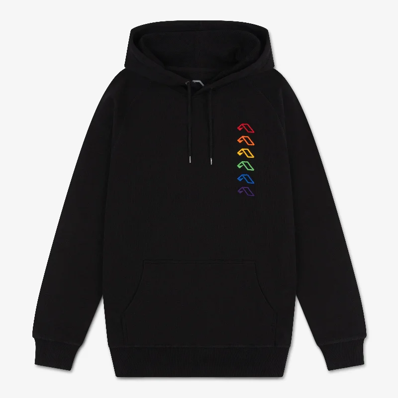 Anjuna Pride Hoodie Hoodie with Hidden Zipper Minimalist Clean