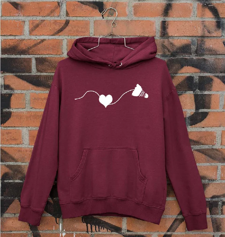 Badminton Unisex Hoodie for Men/Women Hoodie with Bell Sleeves Flared Feminine