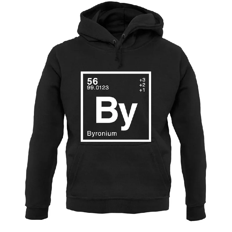 Byron - Periodic Element Unisex Hoodie Hoodie with Cuffed Sleeves Snug Secure