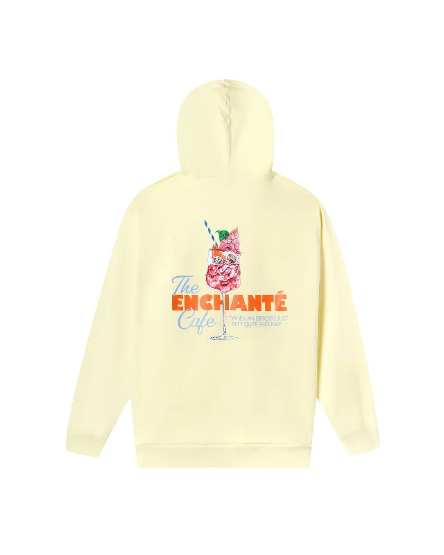 Spritz Hoodie | Yellow Hoodie with Button Classic Timeless