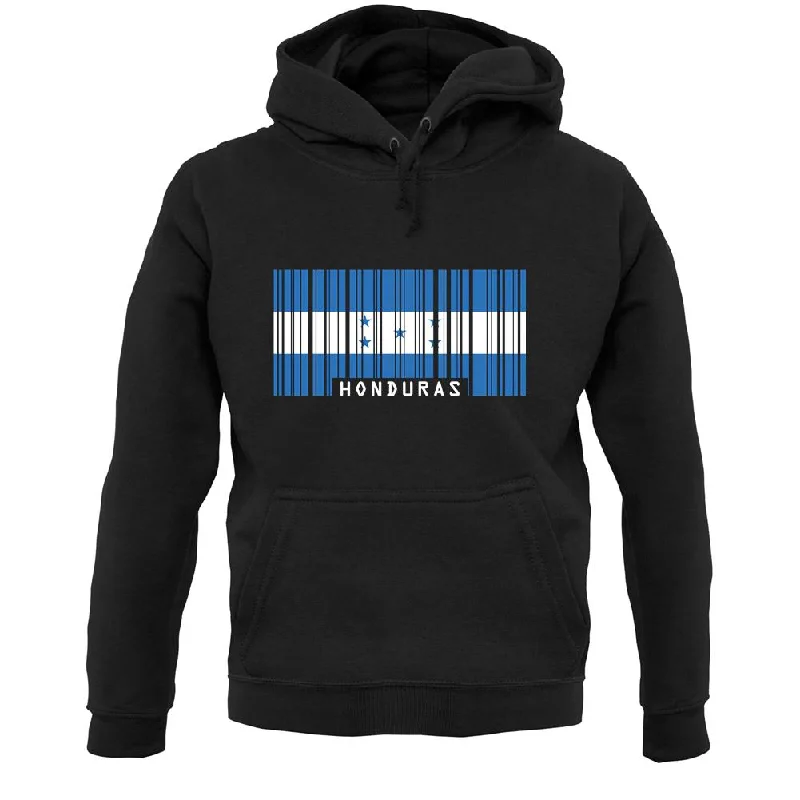 Honduras Barcode Style Flag Unisex Hoodie