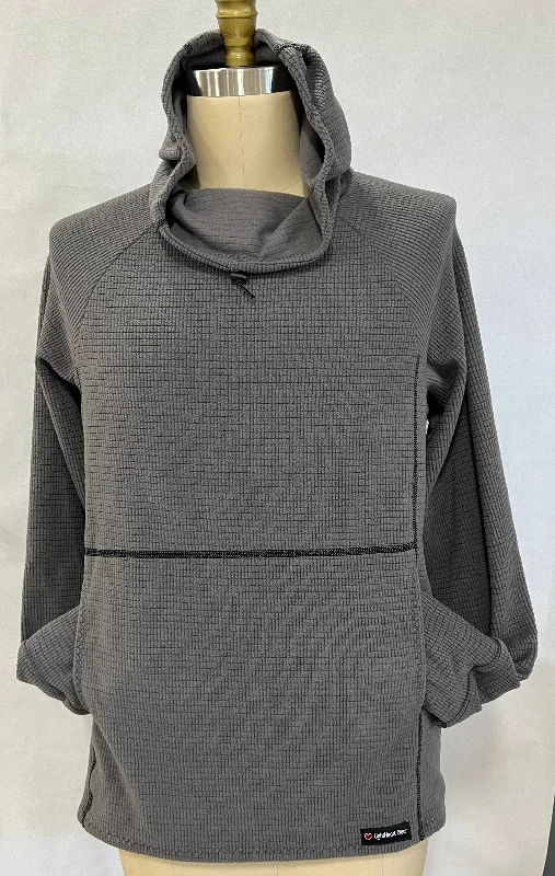 Men's Hoodie - Gray Hoodie with Pastel Soft Subtle