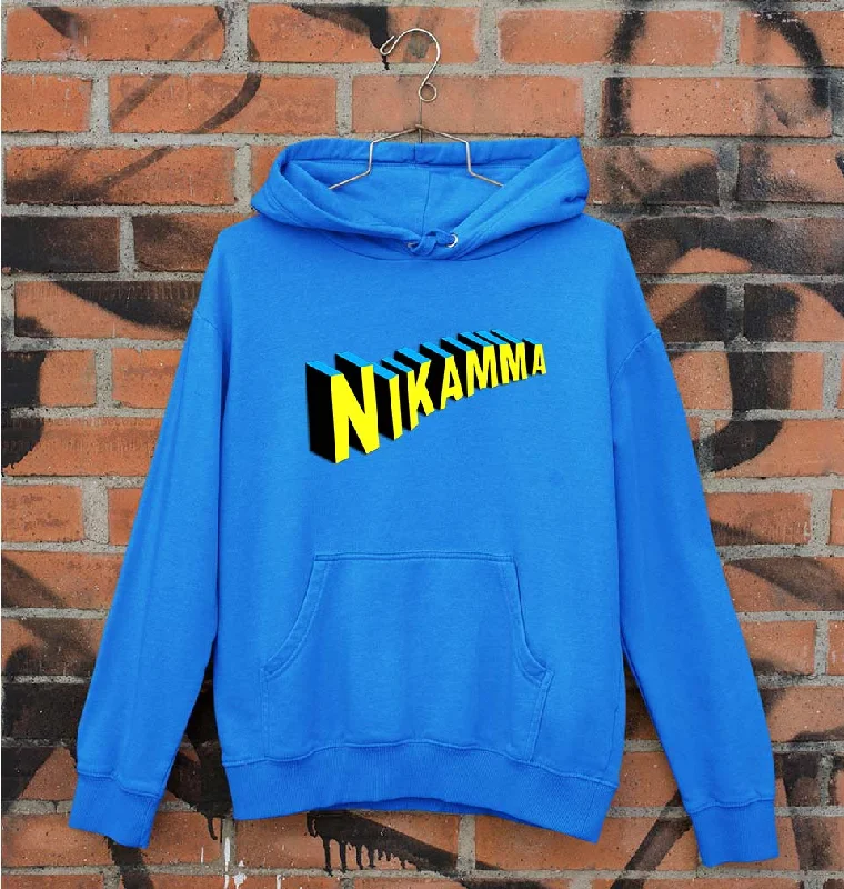 Nikamma Unisex Hoodie for Men/Women Hoodie with Hem Embroidery Detailed Premium