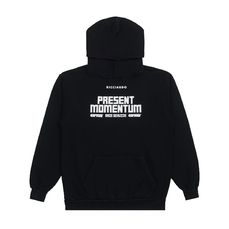 RIC3 Present Momentum Black Hoodie Hoodie with Earth Tones Natural Calm