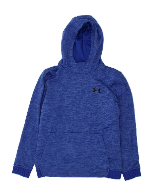 UNDER ARMOUR Womens Cold Gear Hoodie Jumper UK 10 Small Blue Hoodie with Slim Fit Tailored Modern UNDER ARMOUR Womens Cold Gear Hoodie Jumper UK 10 Small Blue Hoodie with Slim Fit Tailored Modern