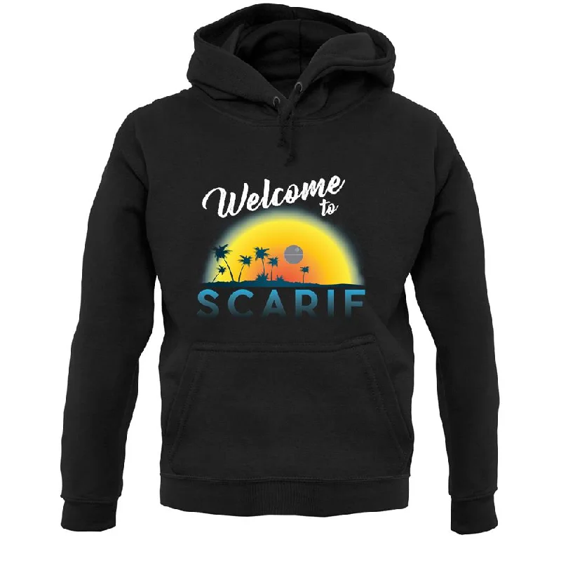 Welcome To Scarif Unisex Hoodie Hoodie with Logo Branding Identity