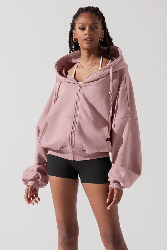 POPFLEX® Zip Cloud Hoodie - Blush