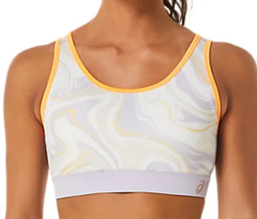 Asics Graphic Bra - Dusk Violet Lightweight Cotton Bra