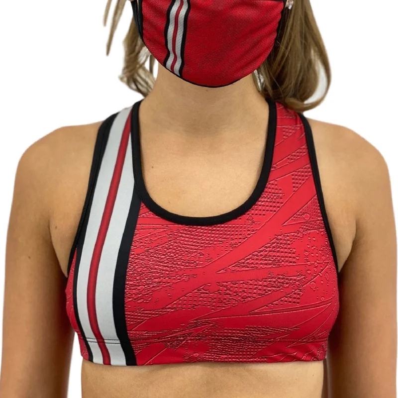 Atlanta Football Sports Bra Breathable Wireless Bra