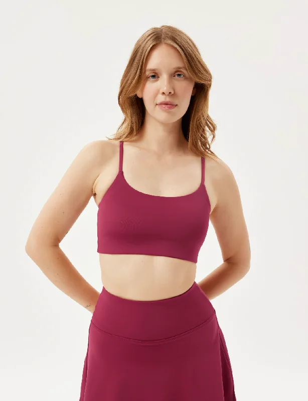 float active bra - juliet - rhodondendron