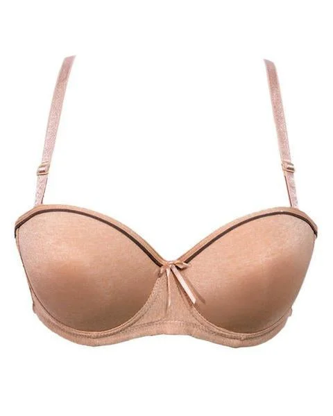 Bridal  Single Padded,Under Wired Bra - By Daifuren Lacy Underwire Bra
