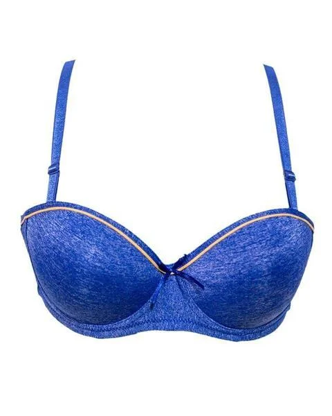 Bridal  Single Padded,Under Wired Bra - By Daifuren Simple Wireless Bra