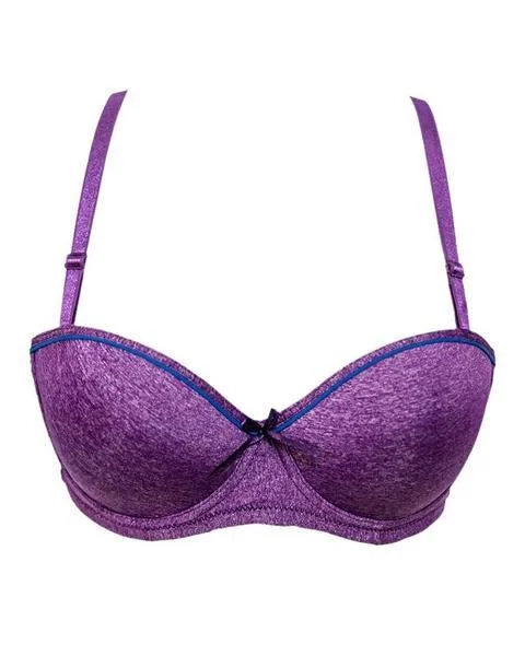 Bridal  Single Padded,Under Wired Bra - By Daifuren Adjustable Comfort Bra