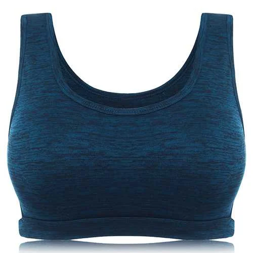 Women Fitness Elastic Breathable Sports Bra Yoga Vest High-Cut Bra Design