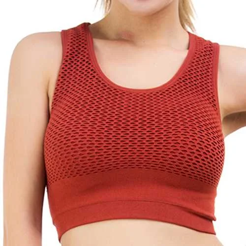 Padded Shockproof Moving Comfort Sports Bras Active Support Bra