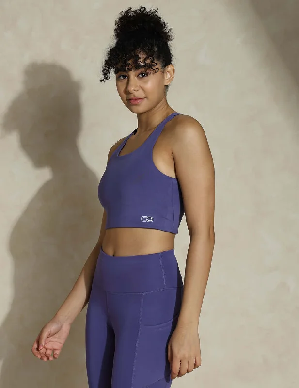 High Impact Action Bra With Clasp Iris Active Support Bra