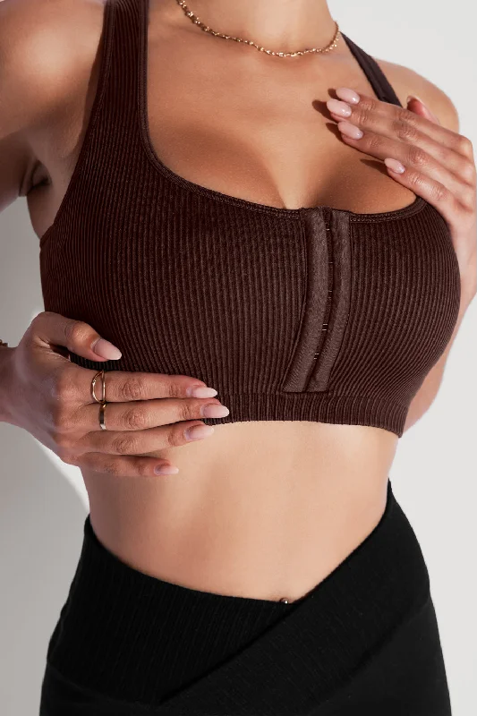 Hook It Up Seamless Bra - French Roast Push-Up Bra Set