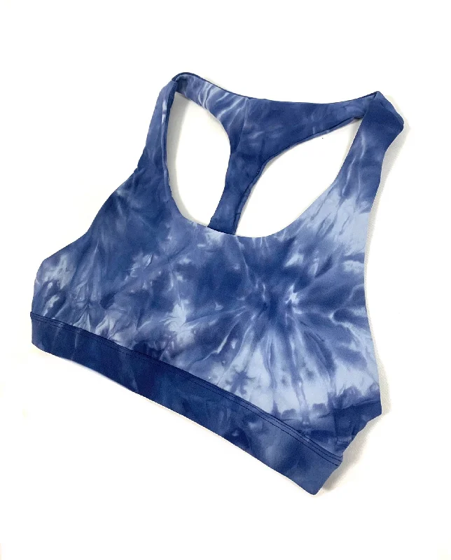 Limitless Sports Bra - Blue Sky Tie-Dye