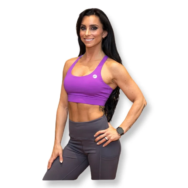 Maple Sports Bra - Grape Stylish Strapless Bra
