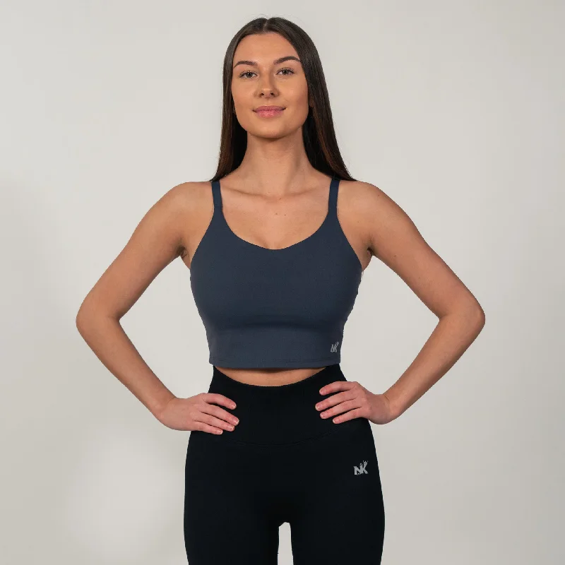 Nk Snugbery Blue - Inbuilt Bra Soft Lace Bra