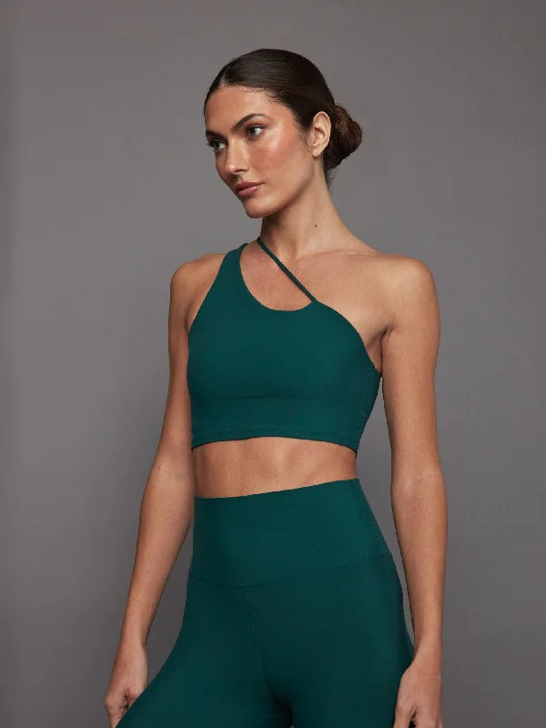 One Shoulder Convertible Bra Top in Melt - Ponderosa Pine Fashionable Push-Up Bra