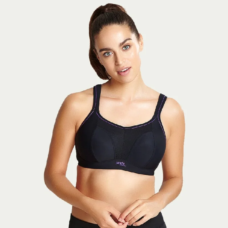Panache Non-Wired Sports Bra Black Sexy Lace Bralette