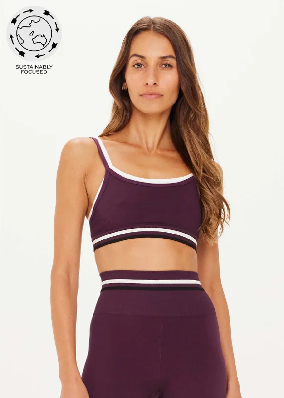 The Upside Form Seamless Kelsey Bra - Purple Seamless Sports Bra