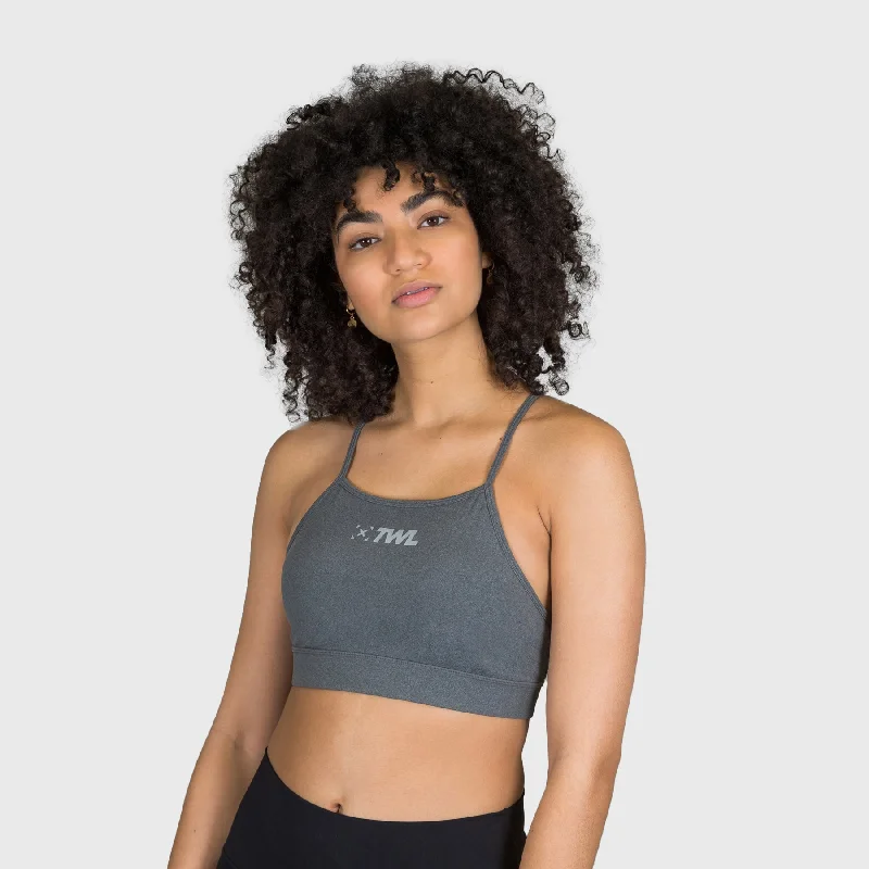 TWL - WOMEN'S FLEET BRA - CHARCOAL MARL Push-Up Bralette Set