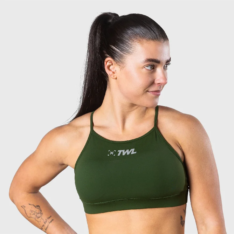 TWL - WOMEN'S FLEET BRA - DARK KHAKI Chic Lace Bra