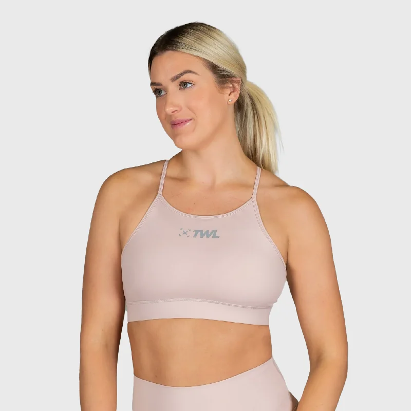 TWL - WOMEN'S FLEET BRA - PALE BLUSH Chic Satin Bra