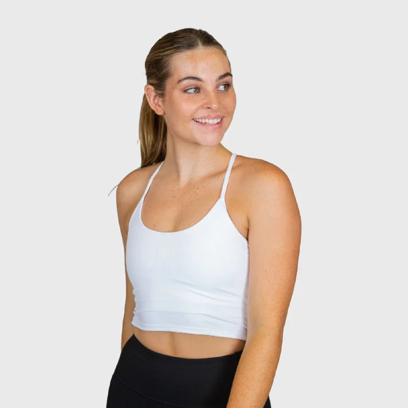 TWL - WOMEN'S FORM BRA - WHITE Lace-Trimmed Bra