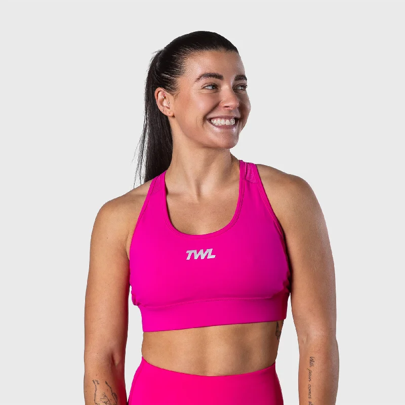 TWL - WOMEN'S IMPACT BRA - RASPBERRY Minimalist Wireless Bra