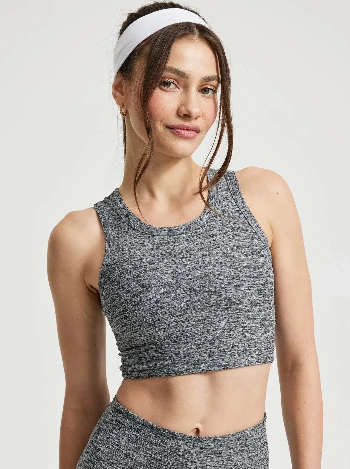 Year Of Ours Stretch Anniversary Bra - Heather Grey Smooth Stretch Bra