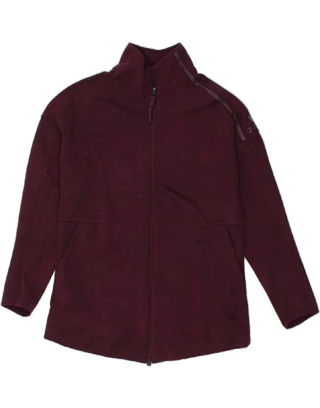 ADIDAS Womens Graphic Tracksuit Top Jacket UK 16/18 Large Maroon Striped Striped Jacket Polka Dot Jacket Floral Jacket ADIDAS Womens Graphic Tracksuit Top Jacket UK 16/18 Large Maroon Striped Striped Jacket Polka Dot Jacket Floral Jacket