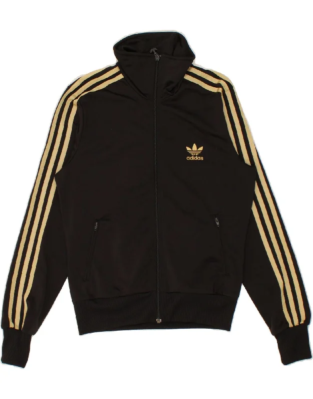 ADIDAS Womens Tracksuit Top Jacket EU 40 Medium Black