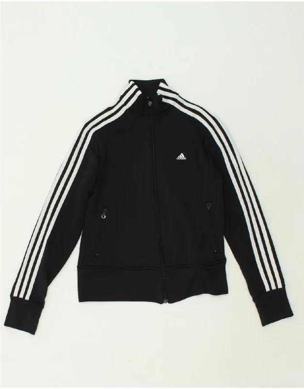 ADIDAS Womens Tracksuit Top Jacket UK 12 Medium Black Polyester Print Jacket Jacquard Jacket Patchwork Jacket ADIDAS Womens Tracksuit Top Jacket UK 12 Medium Black Polyester Print Jacket Jacquard Jacket Patchwork Jacket