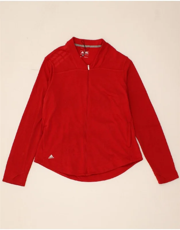 ADIDAS Womens Tracksuit Top Jacket UK 14 Large Red Quilted Jacket Puffer Jacket Insulated Jacket ADIDAS Womens Tracksuit Top Jacket UK 14 Large Red Quilted Jacket Puffer Jacket Insulated Jacket