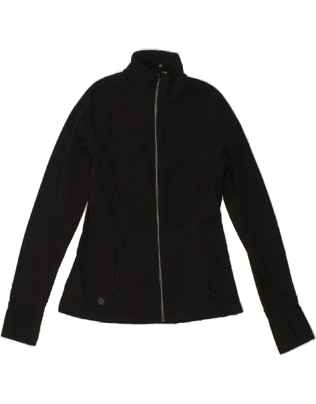 ATHLETA Womens Tracksuit Top Jacket UK 6 XS Black Nylon One-Shoulder Jacket Off-the-Shoulder Jacket Asymmetrical Jacket ATHLETA Womens Tracksuit Top Jacket UK 6 XS Black Nylon One-Shoulder Jacket Off-the-Shoulder Jacket Asymmetrical Jacket