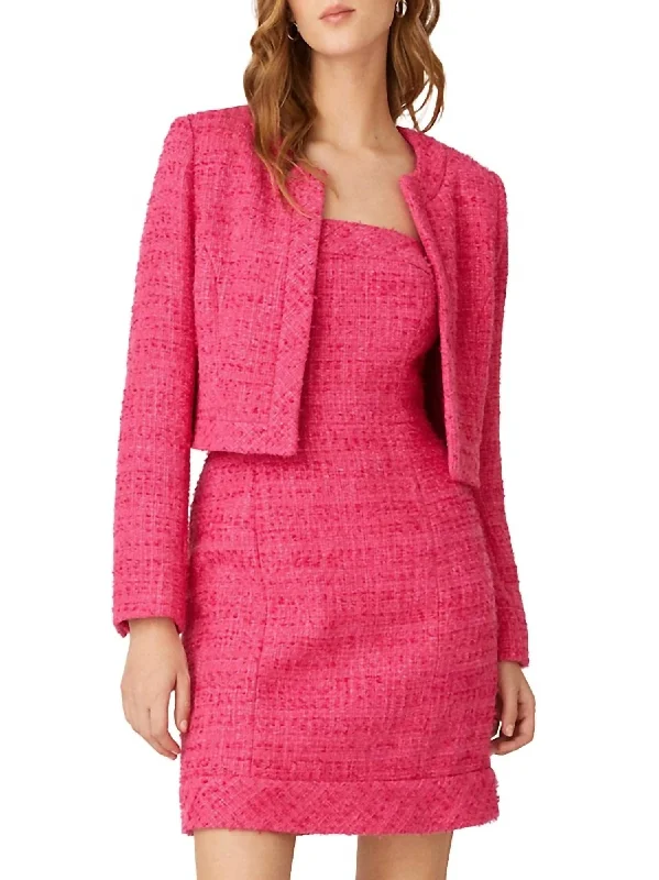 Barb Jacket In Magenta