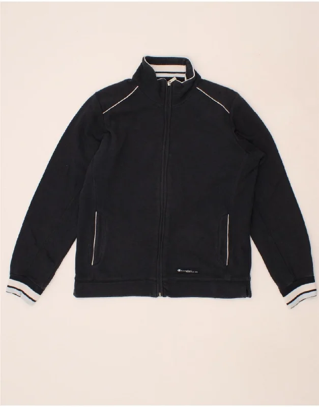 CHAMPION Womens Tracksuit Top Jacket UK 10 Small Navy Blue Cotton Toggled Jacket Drawstring Jacket Belted Jacket CHAMPION Womens Tracksuit Top Jacket UK 10 Small Navy Blue Cotton Toggled Jacket Drawstring Jacket Belted Jacket