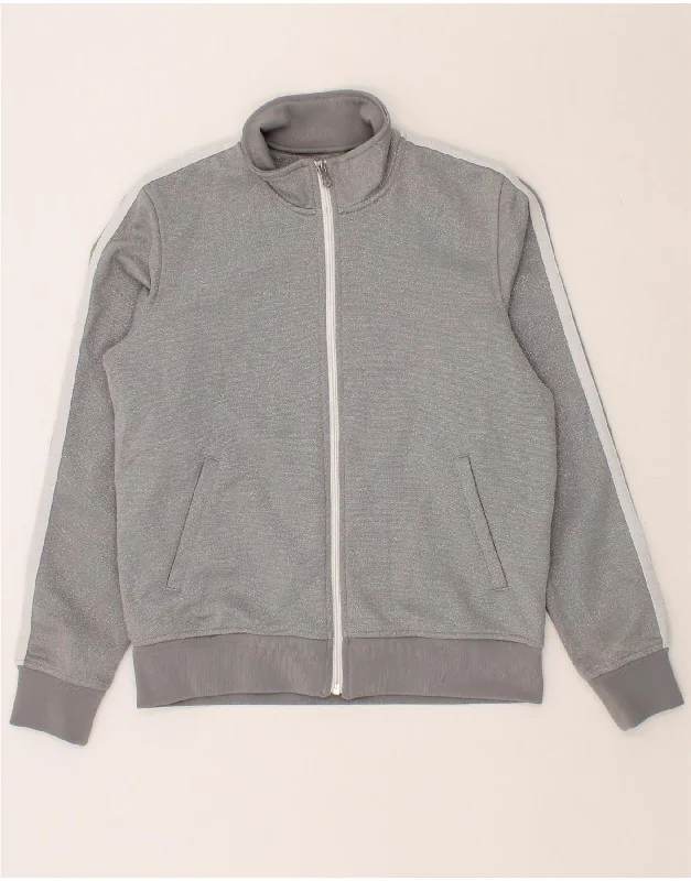 CONVERSE Womens Tracksuit Top Jacket UK 14 Medium Grey Polyester Chenille Jacket Brocade Jacket Lace Jacket CONVERSE Womens Tracksuit Top Jacket UK 14 Medium Grey Polyester Chenille Jacket Brocade Jacket Lace Jacket