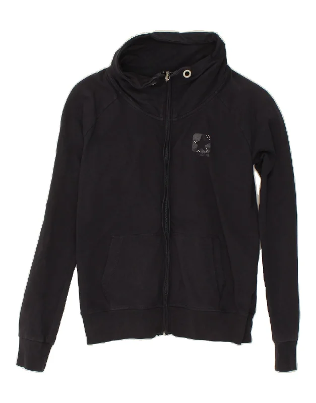 CONVERSE Womens Tracksuit Top Jacket UK 18 XL Navy Blue Cotton Rayon Jacket Velvet Jacket Corduroy Jacket CONVERSE Womens Tracksuit Top Jacket UK 18 XL Navy Blue Cotton Rayon Jacket Velvet Jacket Corduroy Jacket