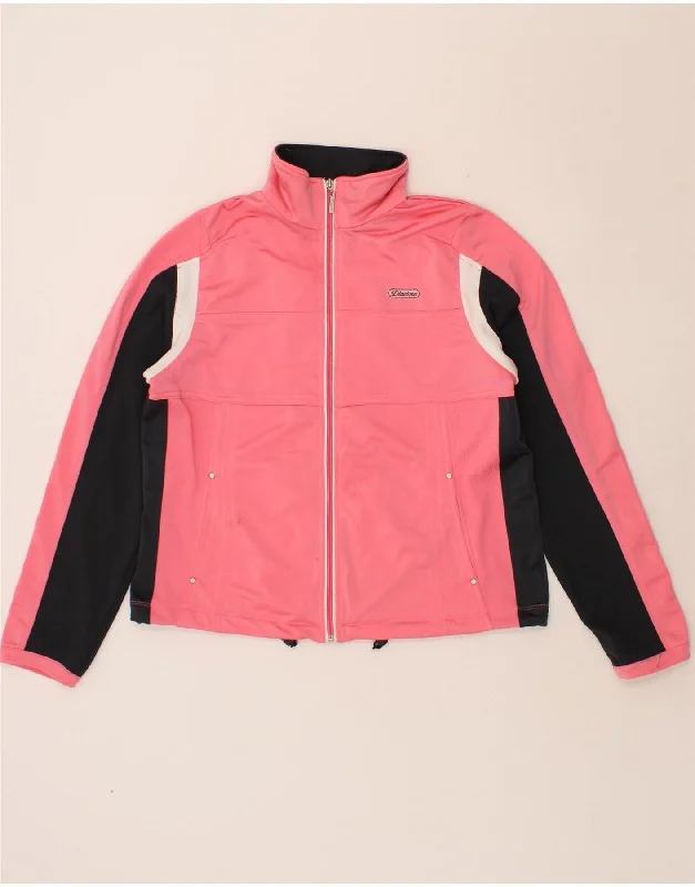 DIADORA Womens Tracksuit Top Jacket UK 14 Large Pink Colourblock Polyester Hoodie Zip-Up Jacket Button-Up Jacket DIADORA Womens Tracksuit Top Jacket UK 14 Large Pink Colourblock Polyester Hoodie Zip-Up Jacket Button-Up Jacket