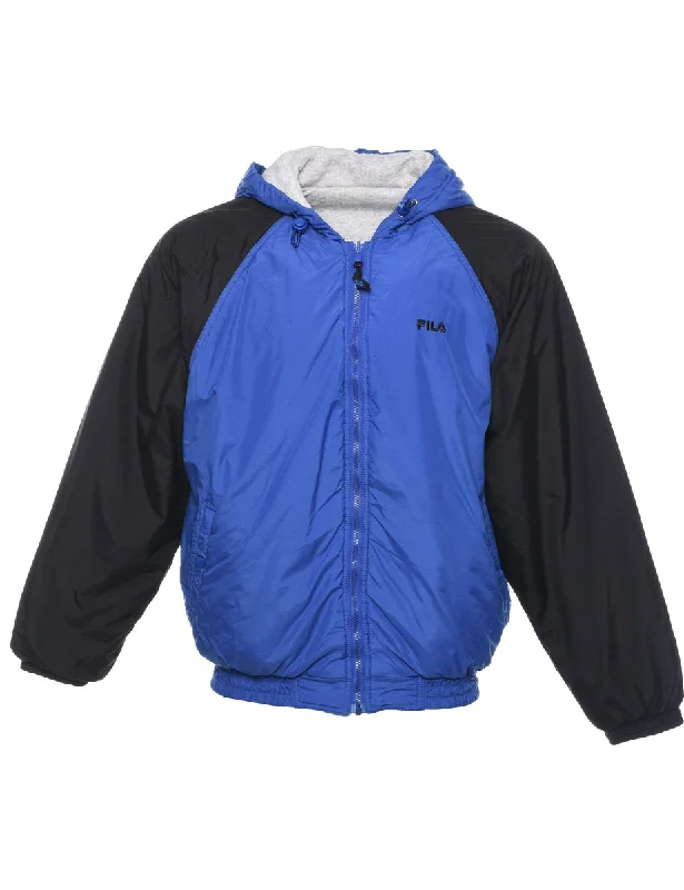 Fila Nylon Jacket - M Striped Jacket Polka Dot Jacket Floral Jacket